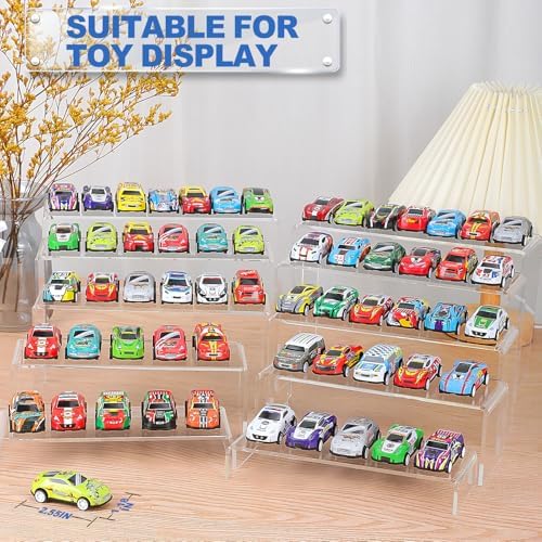 Aheroi Acrylic Risers Display Stands, Acrylic Stands for Display 20Pcs 4Set - Image 6