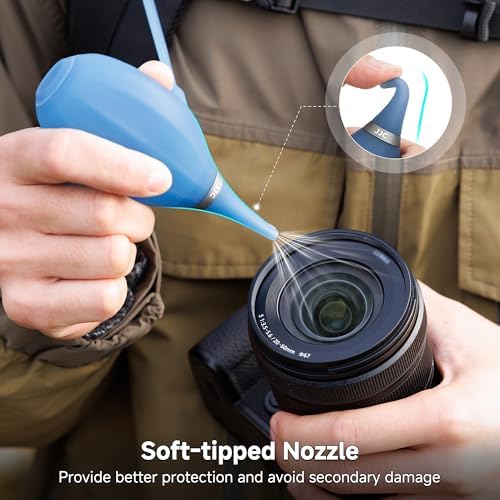 JJC Soft Tip Air Blower for Camera Sensor Lens Filter Cleaning, Light Blue - Image 5