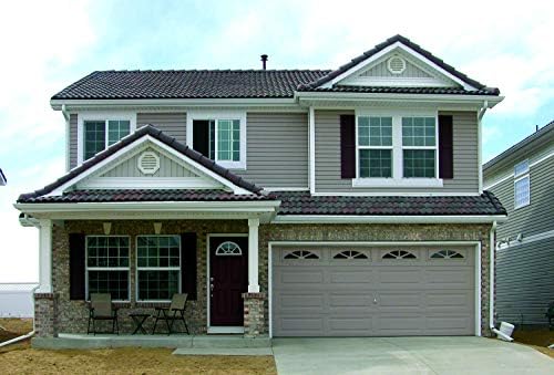 Builders Edge 14.5 in. W x 60 in. H Builders Edge, Standard Cathedral Top Center Mullion, Open Louver Shutters, Includes Matching Installation Spikes (Per Pair), 008 - Clay - Image 6