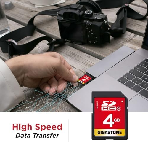 GIGASTONE 4GB SD Card 10-Pack, Speed Up to 20MB/s, SDHC UHS-I Class 4 Memory Card for Photo Video Music Voice File DSLR Camera DSC Camcorder Recorder Playback PC Mac POS (Pack of 10) - Image 3