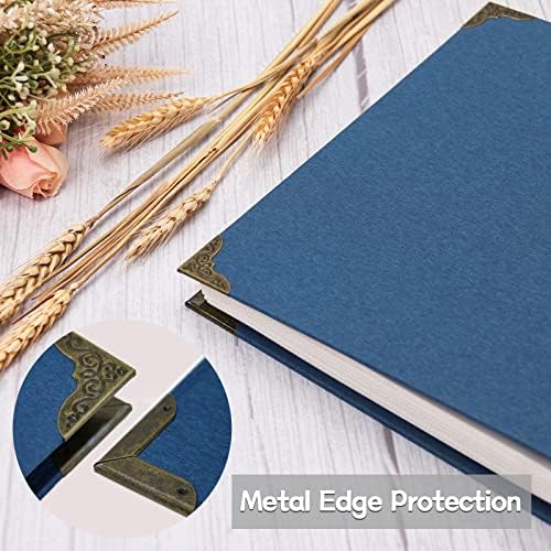 Vienrose 3-Ring Self-Adhesive Photo Album 12x12 In, 40 Pages, Blue - Image 2