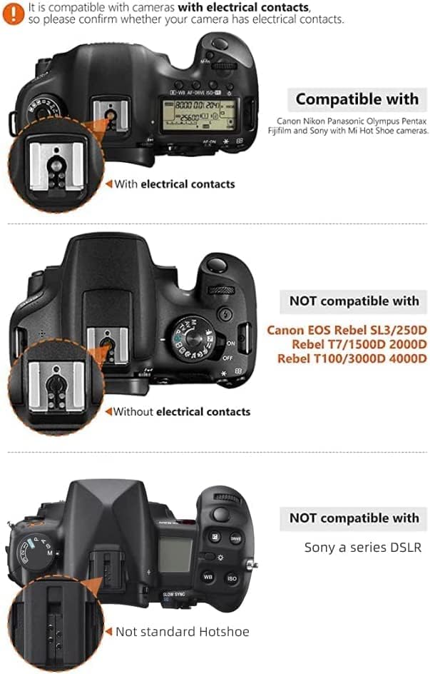 PHOTOOLEX Camera Flash Speedlite FK300, GN33, Manual S1/S2 Wireless - Image 7