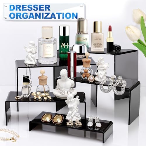 Aheroi Acrylic Risers Display Stands, Acrylic Stands for Display 10Pcs 2Set - Image 6