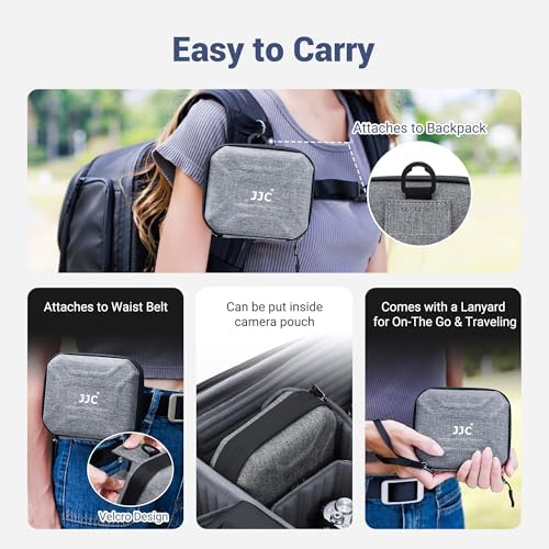 Durable Hard Shell Lens Filter Case Up to 95mm, 4 Lens Filter Holder Bag - Image 4