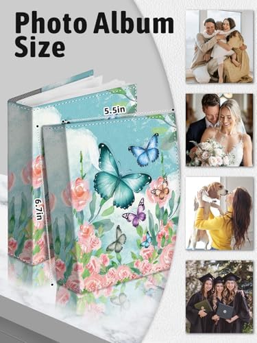Photo Album 4x6, 56 Pockets Small Picture Book Butterfly - Image 6