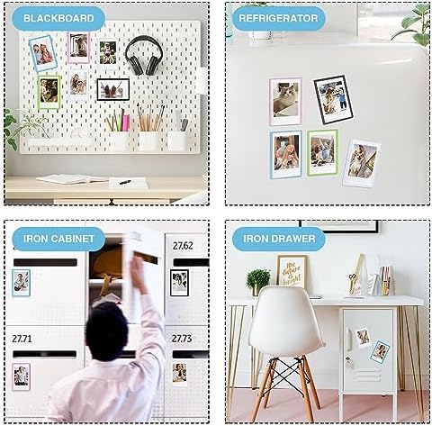 CAIYOULE 20 Packs Magnetic Picture Frame for Fujifilm Instax Mini Photo - Image 6
