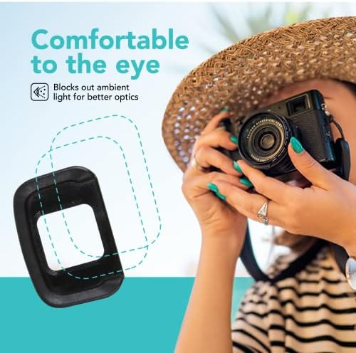 Foto&Tech Soft Rubber DK-30 Eyecup, Eye Cup Cover Eyepiece Viewfinder Compatible with Nikon Z 50 Z50 Mirrorless Camera (Black) - Image 5