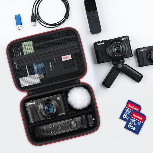 BOVKE Case for Canon G7X Mark III II/PowerShot SX740 SX730 Camera, Black - Image 7