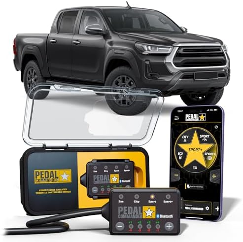 PEDAL COMMANDER for Toyota Hilux 2016-2026 Throttle Response Controller - Plug-and-Play, 4 Driving Modes, App Control, Throttle Controller Upgrade, Hilux TRD Parts by PEDALCOMMANDER
