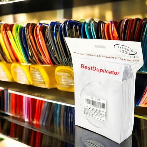 BestDuplicator White CD/DVD Paper Sleeves, 400 Pack - Image 4