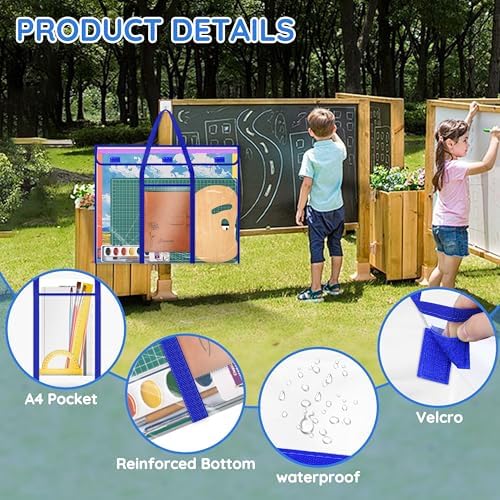 Bulletin Board Poster Storage, Extra-Large Storage Chart Bag 30" x 24", Bulletin Board Sheet Organization (30" X 24") (Pack of 2) - Image 3