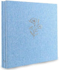 Holoary Photo Album 4x6 500 Photos 5 Pictures Per Page, 500 Pockets 4”x6” Picture Album, Linen Fabric Cover Big Picture Book for Photos, 4x6 Photo Albums for Family Weddings Travel Memories(Blue) by Holoary