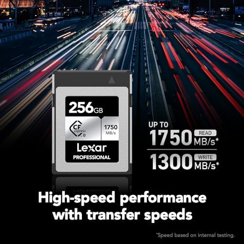 Lexar 256GB CFexpress Type B Silver 2.0 Card, 1750/1300 MB/s, 8K Video - Image 2