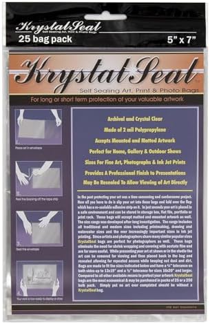 Creative Mark Krystal Seal Archival Art and Photo Bags 25-Pack 5x7 - Image 6