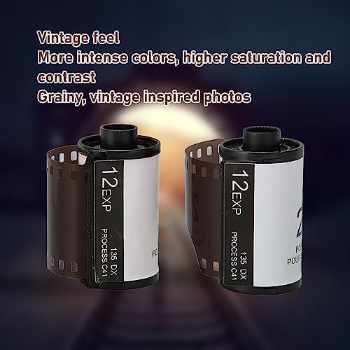 2 Roll 35mm Camera Color Film, ISO 200 HD Vintage Color Negative Film for 135 Cameras, 12 Exposures Per Roll with Storage Cases for Portrait and Action - Image 6