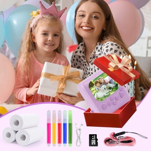 Kids Instant Print Camera for Ages 3-12, 1080P HD Camera with 32GB Card - Image 7