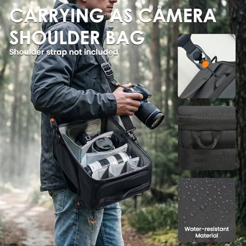TARION Medium Camera Insert Bag Quick Access DSLR Inner Case Organizer M - Image 6
