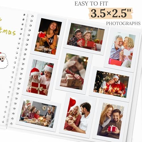 Scrapbook Photo Album 10"x10" 50 Sheets 100 Pages Hardcover Kraft Paper - Image 4