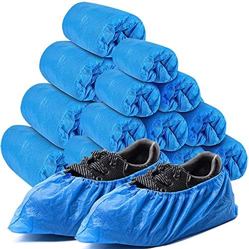 Shoe Covers Disposable,200Pack（100Pairs）Boot Covers Waterproof Non-Slip One Size Fits Most for Rain,Indoor,Women,Men and More by Sunshinepost