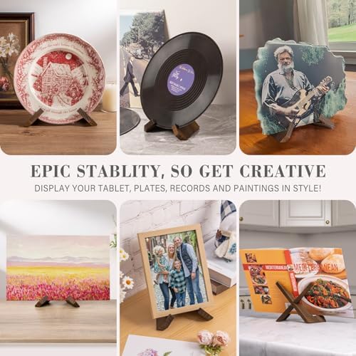 ANBOXIT Plate Stand for Display - 3 Pack 4.5 Inch Plate Holder Easel - Image 6