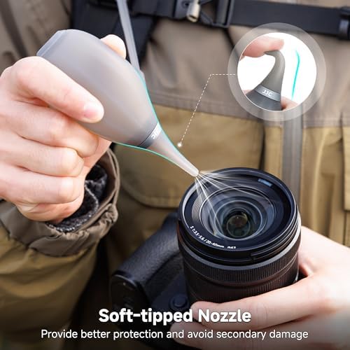 JJC Soft Tip Air Blower for Camera Sensor Lens Filter Cleaning, Light Black - Image 5