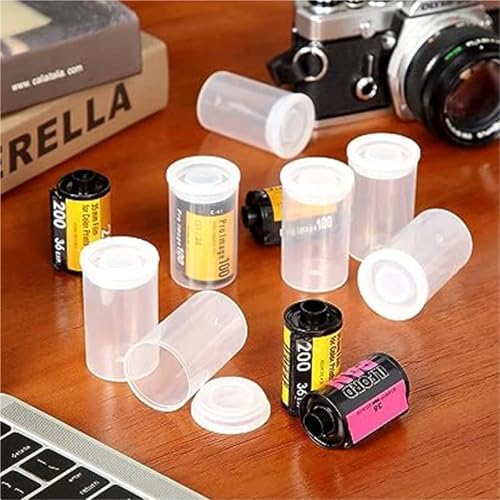 80pcs Plastic Empty Film Canister Camera Reel Storage Case for 35mm Accessories Art for Film,Keys,Art Beads Storage(Black) - Image 5