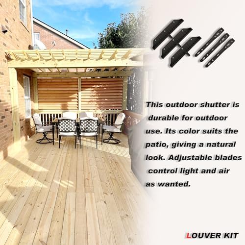 Louver Hardware System for Blinds and shutters, Louver kit - Image 4