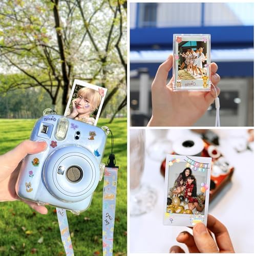 Colorful Decorative Stickers - Cute Cartoon Sticker for Fujifilm Instax Mini Camera Photo & Frame, DIY Stickers for Instant Mini Camera Clear Case - 4 Sheets - Image 7