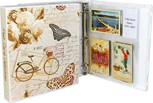 UniKeep Postcard Collector Storage Case with 20 Pages Suitable For Archival Storage - Holds up to 120 Postcards - Maximum Postcard Size of 4" x 6" - Image 5