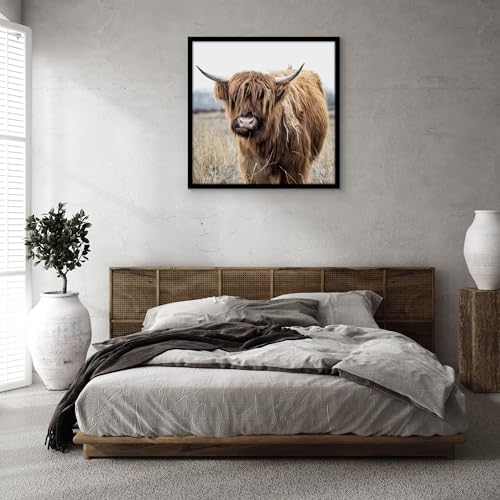 Americanflat 36x36 Poster Frame - Engineered Wood - Black - Image 4
