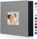 Artmag Photo Album 4x6 600 Large Capacity Linen Album Book Holds 600 Horizontal and Vertical Photos for Family Wedding Anniversary (600 Pockets, Grey) by Artmag