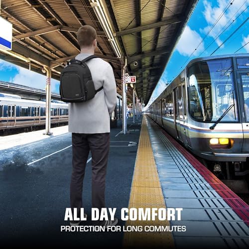 USA Gear Portable Camera Backpack for DSLR with Customizable Accessory Dividers, Weather Resistant Bottom and Comfortable Back Support - Compatible with Canon, Nikon, Sony, Fujifilm, and More (Black) - Image 6