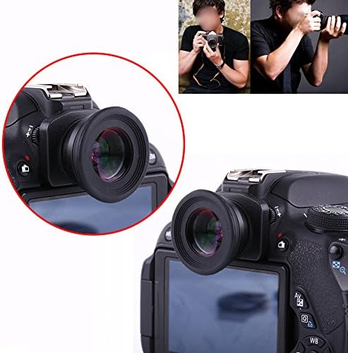 ASHATA 1.51X Camera Viewfinder, DSLR Camera Fixed Focus Eyepiece Magnifier Eyecup with 6 Magnifier Mount Bases, 1.51X Viewfinder Magnifier for DSLR Camera, ASHATAbxqfsm5icn - Image 2