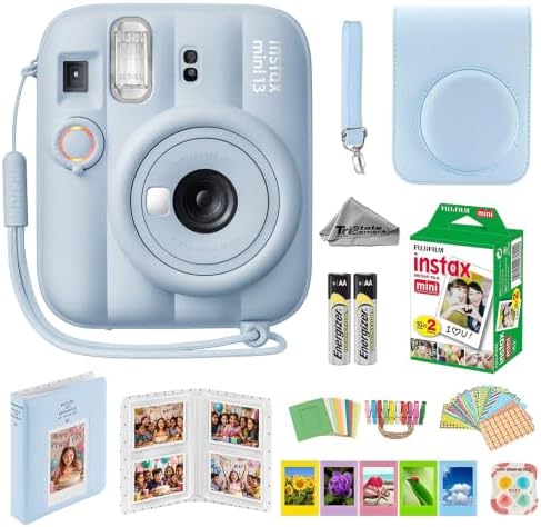 Fujifilm Instax Mini 13 Blue Instant Camera with 20-Sheet Film Set by FUJIFILM