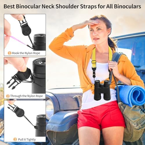 FIEIL 5 Pack Nylon iPad Strap, Adjustable Camera Neck Strap, Comfortable Shoulder Strap for iPad, Cellphone Tablet, Camera, Laptop, Binocular, Luggage Bag(Bright Yellow Universal Neck Lanyard) - Image 4