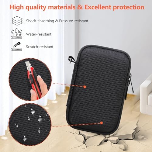 Camera Case for Panasonic LUMIX ZS99 / ZS300 Digital Camera, Orange - Image 5