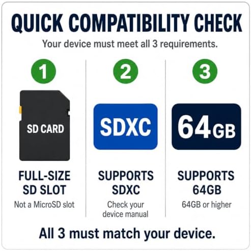 LinkMore XV13 64GB Full-Size SDXC Card, UHS-I U3 V30, 90MB/s Read - Image 4