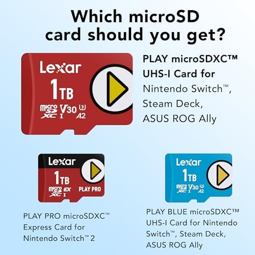 Lexar 512GB Play Micro SD Card, 205MB/s Read, 4K, V30, UHS-I, A2 - Image 2