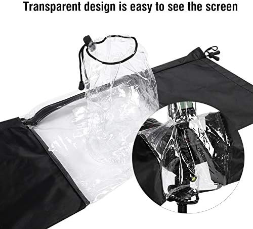Pilipane Professional Watertight Camera Rain Cover Protector for DSLR Camera Flashlight, Camera Protector Rain Cover, Camera Accessories for Photography Rain Gear - Image 3