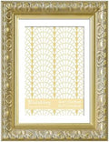VIOLABBEY 5x7 Picture Frame Gold, Ornate Vintage Photo Frame by violabbey