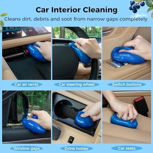 ColorCoral Cleaning Gel Dust Cleaner for PC Keyboard Car Detailing, 160g - Image 3