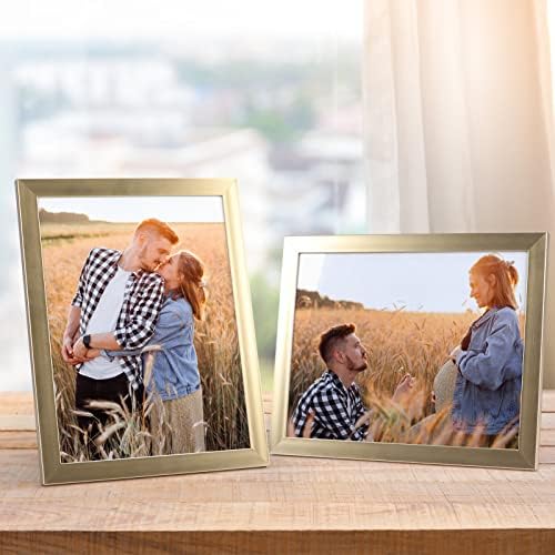 Giftgarden 8.5x11 Picture Frame Gold Set of 12, Multi Modern 8.5 x 11 Frames Bulk for Award Certificate Document Diploma, Wall or Tabletop Display - Image 7