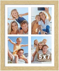 DUENPY 12x16 Solid Wood Collage Frame For 4 5x7 Photos by DUENPY