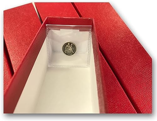Guardhouse 9" Single Row Storage Box for 2" Paper and Plastic Coin Holders 5 Pack Red - Image 7