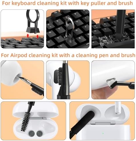 20-in-1 Laptop Phone Screen Earbud Cleaning Kit, Keyboard Cleaner Kit - Image 2
