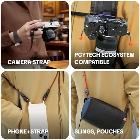 PGYTECH Universal Quick Release Buckles for Camera Neck/Wrist Straps Slim Series with Quick Beads (1.0mm), 30kg Load Capacity - Image 3