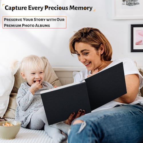 Artfeel Photo Album Self Adhesive Scrapbook,60 Pages Large Photo Book for 4x6,5x7,8x10 Pictures,DIY Album for Baby Wedding Family Travel Birthday,with Metallic Pen and Scraper - Image 6