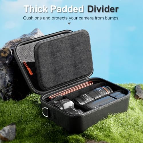 ProCase Hard Shell Digital Camera Case for Canon Rebel T7 -Black - Image 4