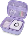 Camera Case Compatible for ESOXOFFORE/Upgrade/Dylanto/Yehtta/HiMont/CAMCLID Kids Instant Print Camera Toy,Portable Digital Camera Storage Holder Organizer Bag (Case Only) - Purple by Hikkon