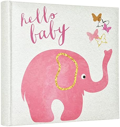 MCS Hello Baby Photo Album Holds 200 4x6 Photos with Memo Space, Clear Side-Loading Pockets – Scrapbook Style Memory Book for Baby Girls, Showers & Milestones – A Sweet Gift for New Parents - Image 2